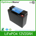 Deep Cycle Life 12V 20ah UPS batería de litio